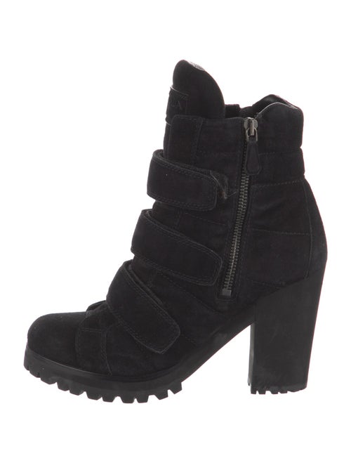 Prada Suede Combat Boots