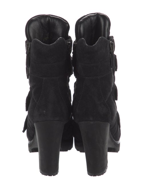 Prada Suede Combat Boots