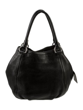 Prada Cervo Leather Hobo