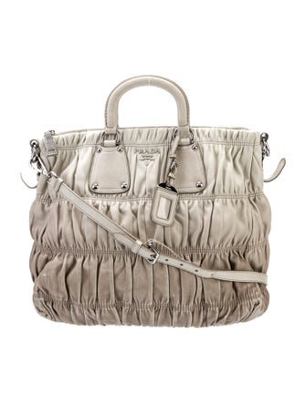 Prada Nappa Gaufre Leather Shoulder Bag