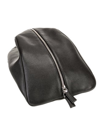 Prada Enameled Metal Triangle Bucket Bag