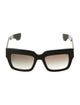 Prada Square Gradient Sunglasses