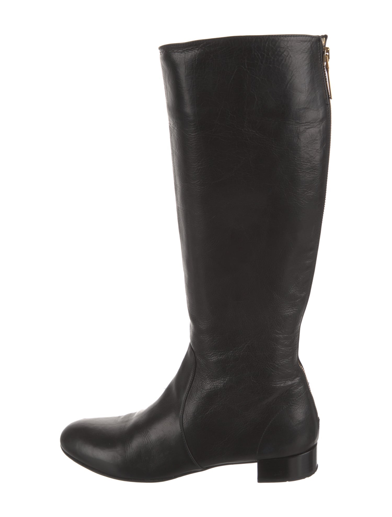 Prada Leather Riding Boots