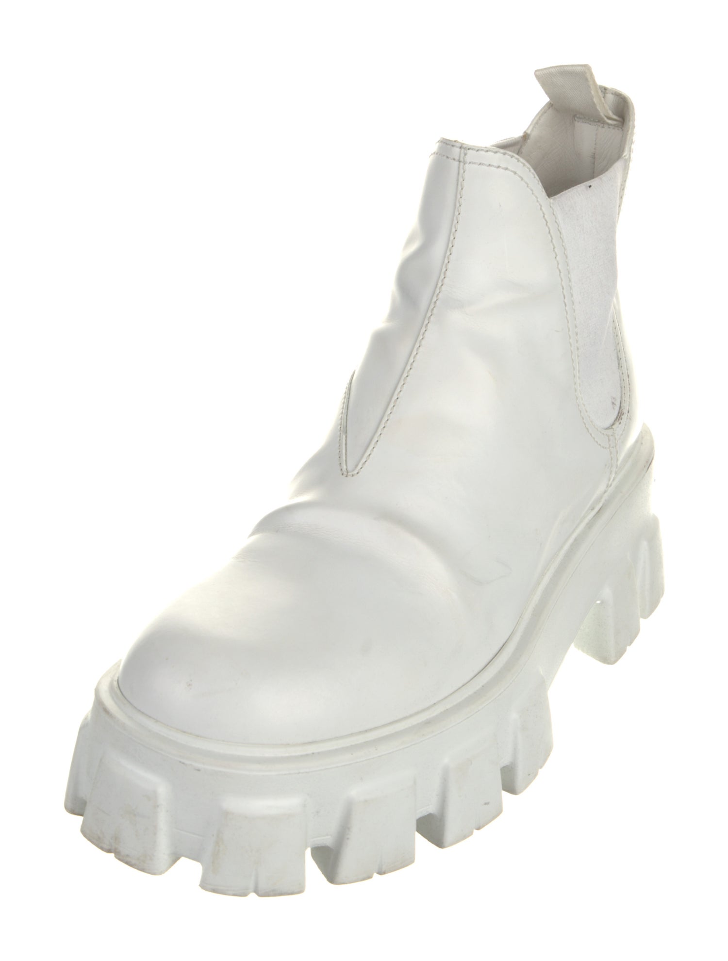 Prada Leather Rain Boots