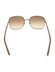 Prada Square Gradient Sunglasses