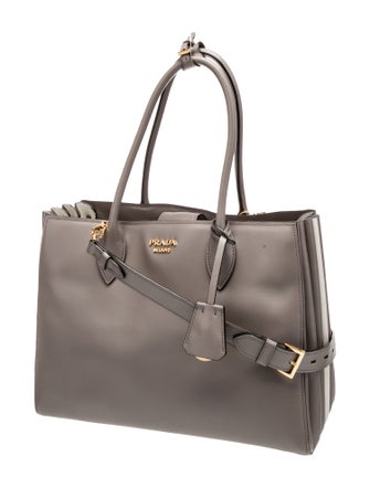 Prada City Calf Leather Bibliothèque Medium