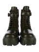 Prada Leather Combat Boots