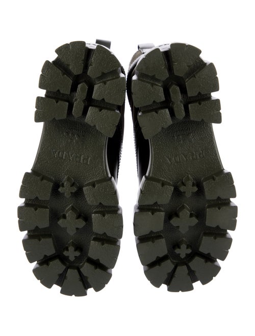 Prada Leather Combat Boots