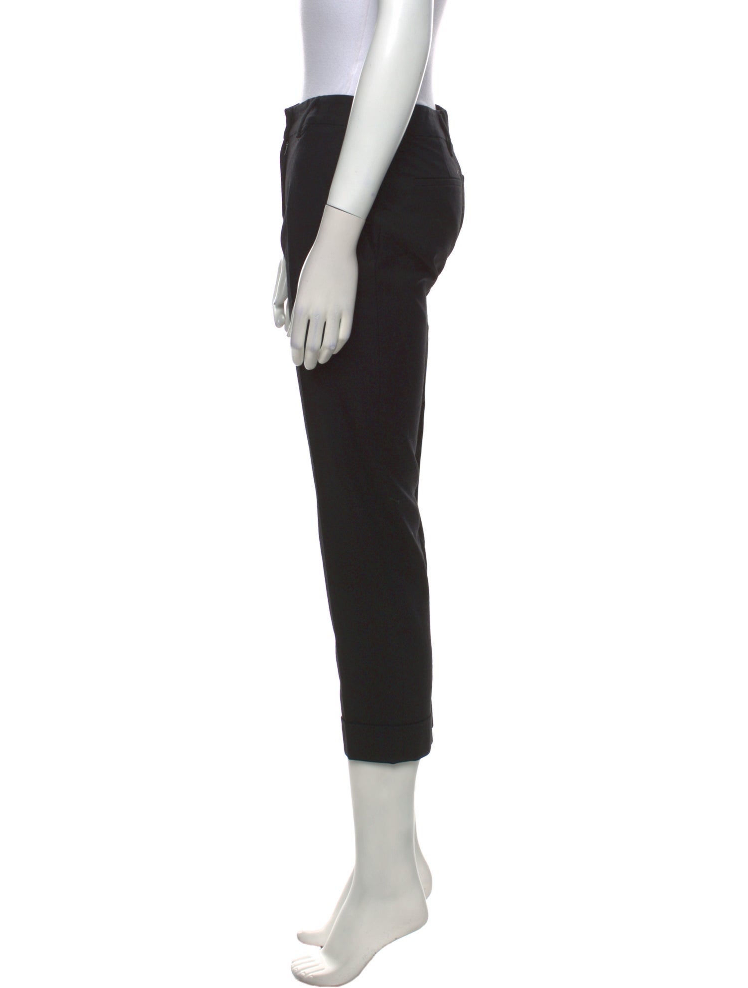 Prada Virgin Wool Straight Leg Pants - 9.25