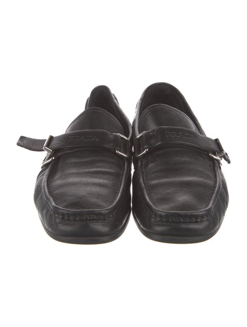 Prada Leather Moccasins