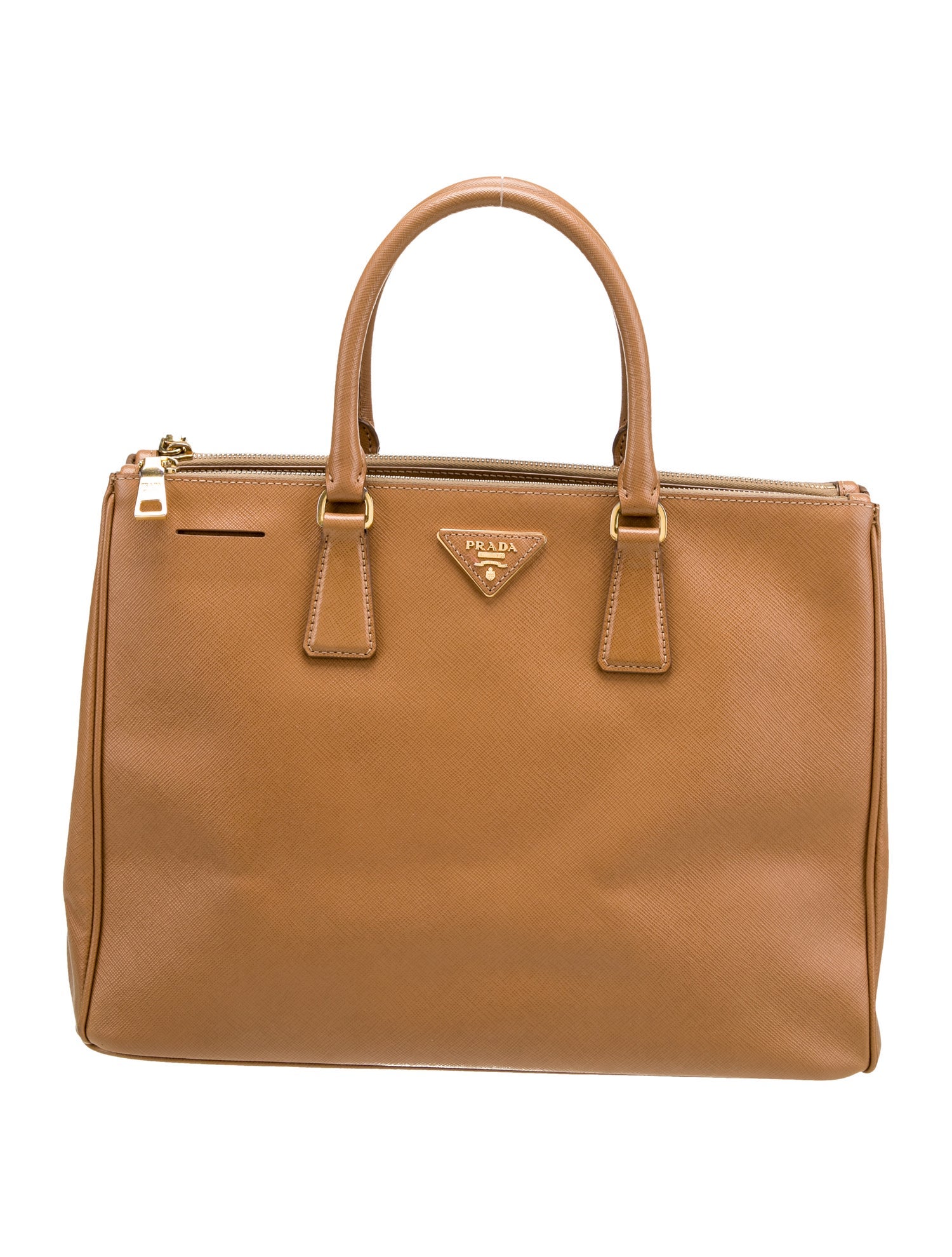 Prada Saffiano Lux Leather Galleria Double Zip Medium