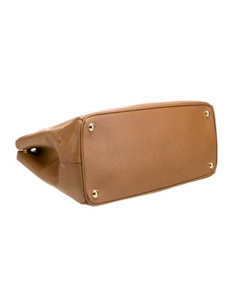 Prada Saffiano Lux Leather Galleria Double Zip Medium