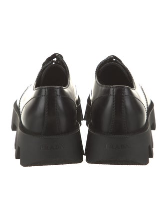 Prada Leather Derby Shoes