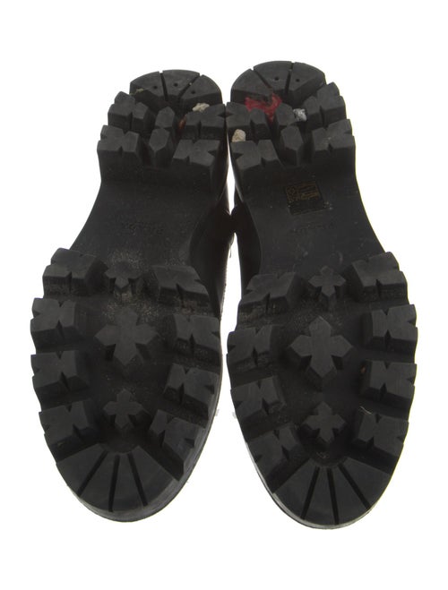 Prada Leather Combat Boots