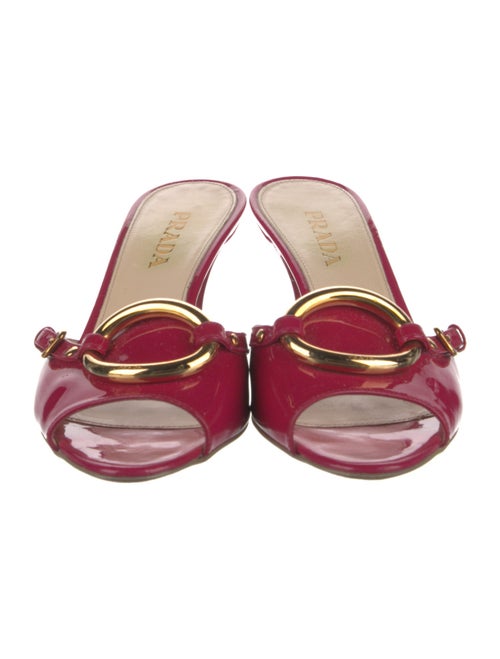 Prada Patent Leather Slides