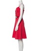 Prada V-Neck Knee-Length Dress