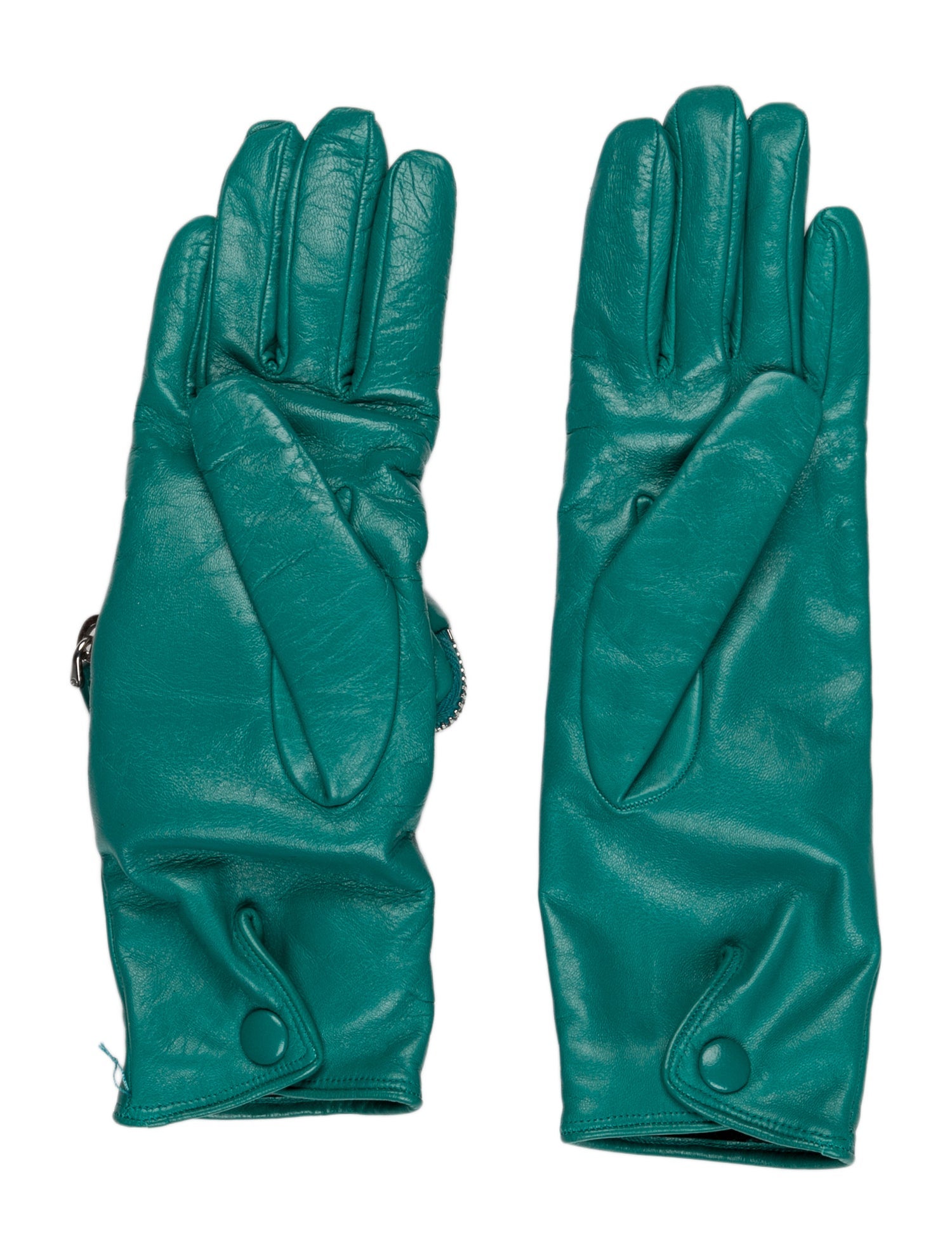 Prada leather gloves