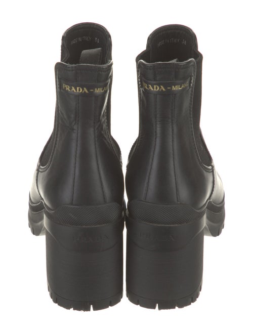 Prada Leather Chelsea Boots