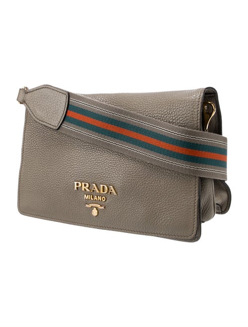 Prada Vitello Daino Leather Metal