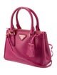 Prada Saffiano Leather Galleria Double Zip Mini