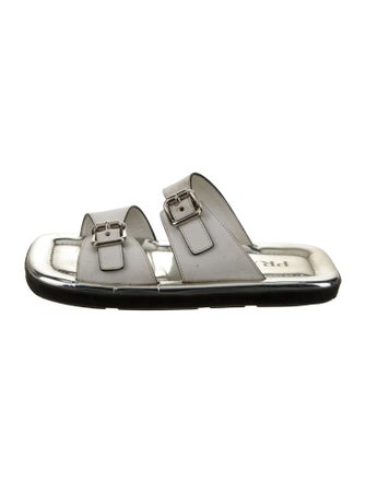Prada Leather Slides