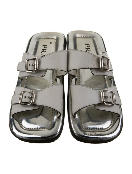 Prada Leather Slides