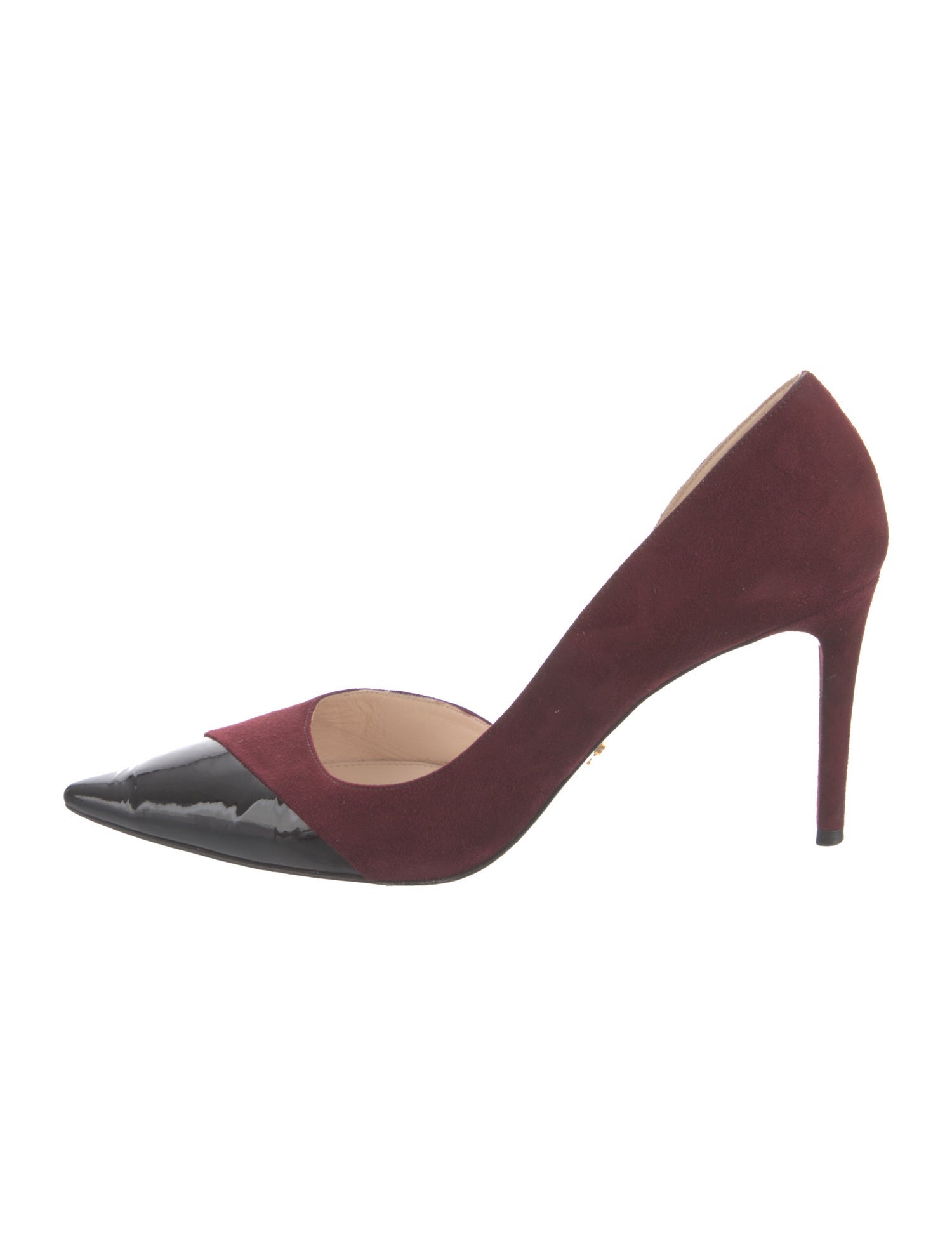 Prada Suede D'Orsay Pumps