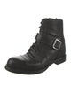 Prada Leather Combat Boots