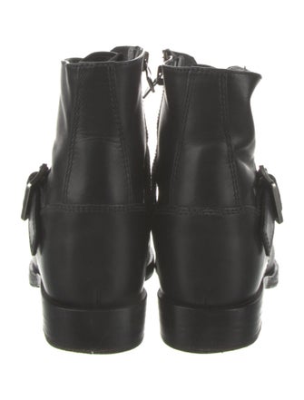 Prada Leather Combat Boots