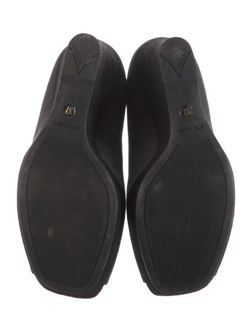Prada Suede T-Strap Pumps