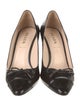 Prada Patent Leather Bow Accents Pumps