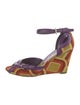 Prada Leather Printed Sandals