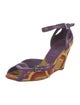 Prada Leather Printed Sandals