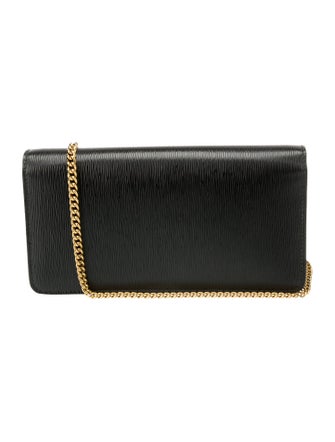 Prada Enameled Metal Triangle Crossbody Bag