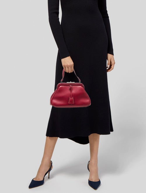 Prada Leather Top Handle Bag