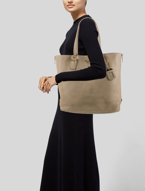 Prada Vitello Daino Leather Tote