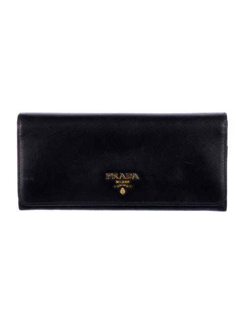 Prada Saffiano Lux Leather Continental Wallet
