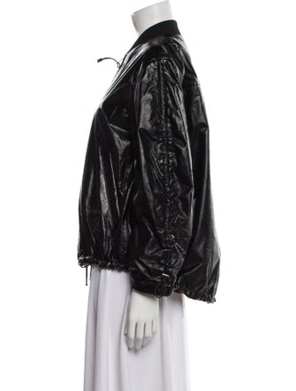 Prada 2018 Leather Bomber Jacket