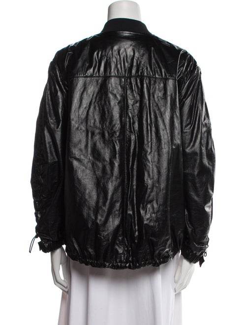 Prada 2018 Leather Bomber Jacket