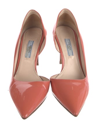 Prada Patent Leather D'Orsay Pumps
