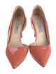 Prada Patent Leather D'Orsay Pumps