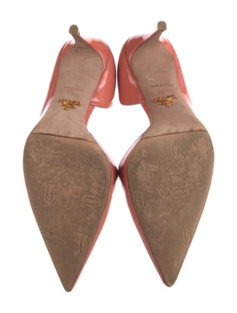 Prada Patent Leather D'Orsay Pumps