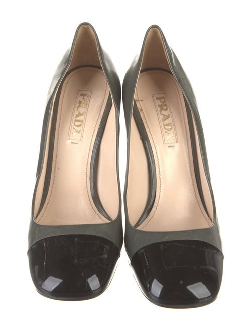Prada Patent Leather Printed Pumps