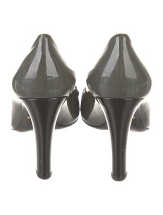 Prada Patent Leather Printed Pumps