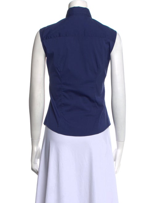 Prada Sleeveless Button-Up Top
