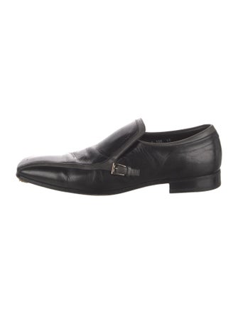 Prada Leather Monk Straps