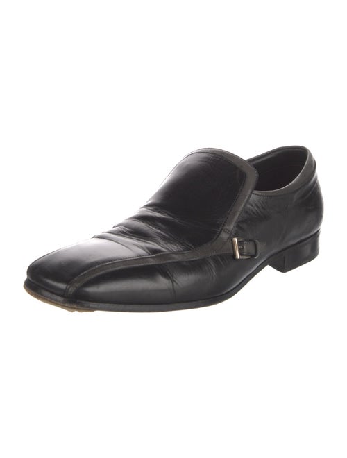 Prada Leather Monk Straps