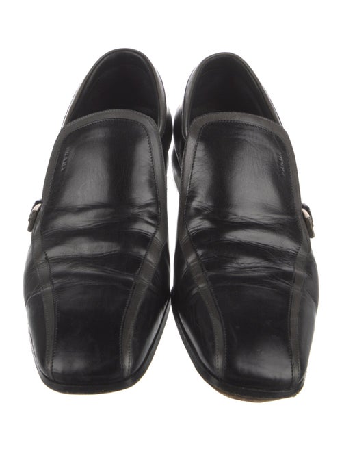 Prada Leather Monk Straps