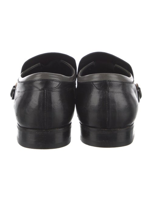 Prada Leather Monk Straps