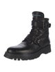Prada Leather Combat Boots